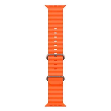 Imagem de Pulseira Oceano Silicone Para Smartwatch 49mm 45mm 44mm 42mm
