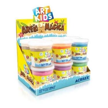 Imagem de Areia Mágica Cinética Modelar Com 12 200G Acrilex