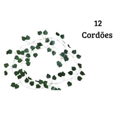 Imagem de Trepadeira Artificial Hera Verde Corrente Planta Artificial Folhagens 