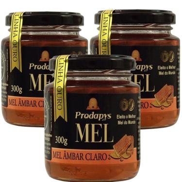 Imagem de Mel Âmbar Claro 300g - Eleito o melhor mel do mundo Kit com 3