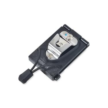 Imagem de HYSHIKRA Coldre tático universal para microfone CB Radio/CB para acessórios de cinto, suporte de clipe de cinto Walkie-Talkie para presidente Randy Ⅱ (feature_two_browse-bin) Microfone Cobra Midland