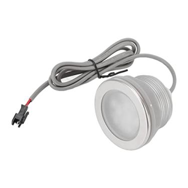 Imagem de Luzes de piscina subaquática LED Qanyegn, luz de banho LED subaquática, aço inoxidável colorido de superfície fosca submersível luzes LED de piscina para banheiras Ponds de peixes