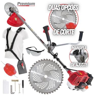 Imagem de Roçadeira Kawashima Kw3300l Gasolina 2t 33cc Com Acessórios