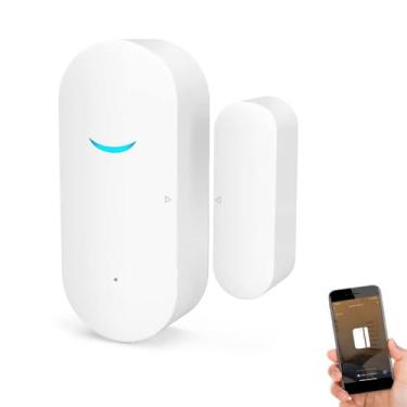 Imagem de Waytronic Alarme Inteligente Com Sensor De Campainha Para Portas E Janelas, Wi-Fi Sem Fio, Alexa, Google Assistant Aplicativo Tuya, Sistema Segurança Residencial Notificação Push