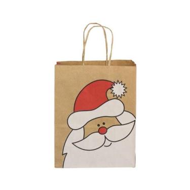 Imagem de Sacola Papai Noel 2 23,5x10x31,5cm Kit com 70 Unidades - Tamarozzi