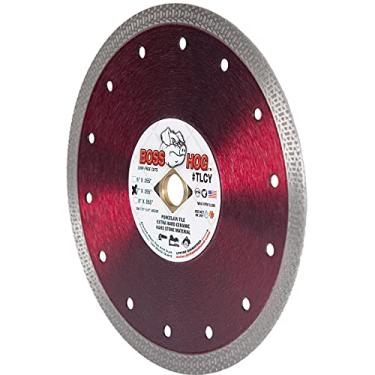 Imagem de Lâminas de serra de diamante Supremo da Cyclone tamanhos 10 a 10 polegadas para corte rápido, preciso molhado/seco de azulejo de porcelana, azulejo de cerâmica, pedra e materiais similares (tamanhos 4 a 1/2" até 10 polegadas), 7" X .055 X DM-7/8"-5/8" Arbor