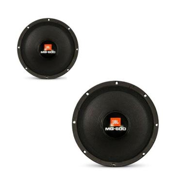 Imagem de Kit 2 Alto Falantes JBL 10 Polegadas 10MG6008R 300W RMS 8 Ohms - Preto