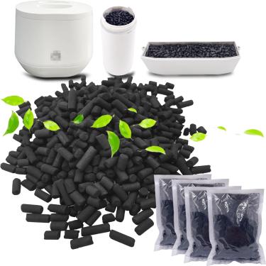 Imagem de PurifyLogix Pacote Com 4 Recargas De Filtro Carvão Ativado Absorvente Odores Para Composteira Cozinha Inteligente, Suplemento 12 Meses, Filtros Reposição Compatíveis Elétrica Bancada