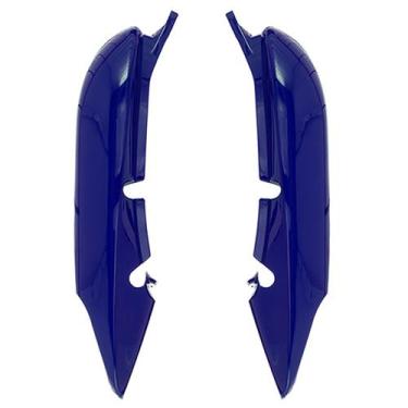 Imagem de Rabeta Kit 2 PeÇAs Cromo Forte Fan 125 2005 À 2008, AZUL 2005, Único