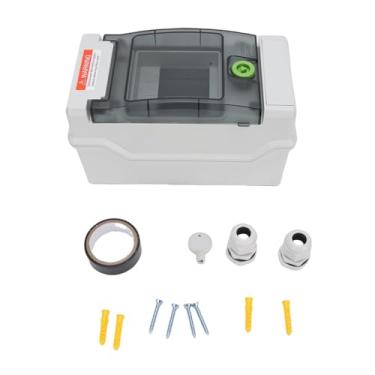 Imagem de Eujgoov Caixa Elétrica do Disjuntor de 4 Vias, Prova de Chuva IP66, Painel de Distribuição de Energia Solar Com Design de Trilho DIN para Interno e Externo