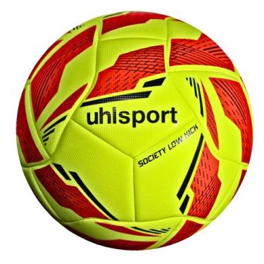 Imagem de Bola de Society Uhlsport Low Kick Futebol Grama Sintética, Vermelho, A