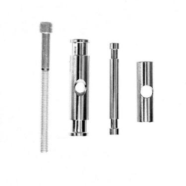 Imagem de Kit Fixação para Cinta de Inox Tanque Lateral Formato D Bepo