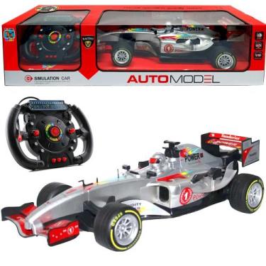 Imagem de Carrinho Ferrar Realista Controle Remoto Luz Neblina Som do Motor e Ma