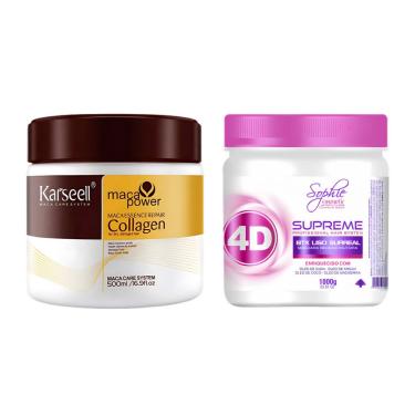 Imagem de Kit Máscara Karseell 500g + Botox Liso Surreal 1kg