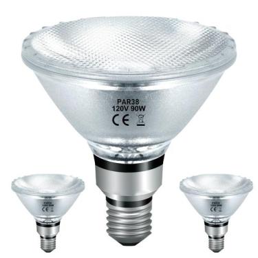 Imagem de Lâmpadas de holofote Jaenmsa PAR38 90W 120V Halogênio, pacote com 2