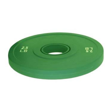 Imagem de Aymzbd Anilhas de Peso, Anilhas de Barra, Fáceis de Guardar, Acessórios Portáteis para Treino E Ginástica para Treino em Ginásio Doméstico, Verde 2.5lb, 16cm