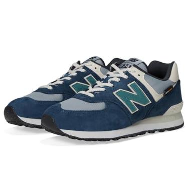 Imagem de New Balance Tênis unissex adulto 574 V2 Season, Nb azul marinho/cinza ardósia/spruce novo, 14.5 Wide Women/13 Men