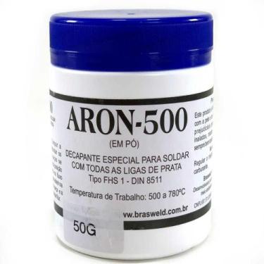 Imagem de Fluxo Decapante para soldas de prata Aron-500 50g Pó - Bras Weld - Bra