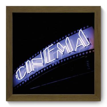 Imagem de Quadro Decorativo - Cinema - 22cm x 22cm - 015qdhm - Allodi