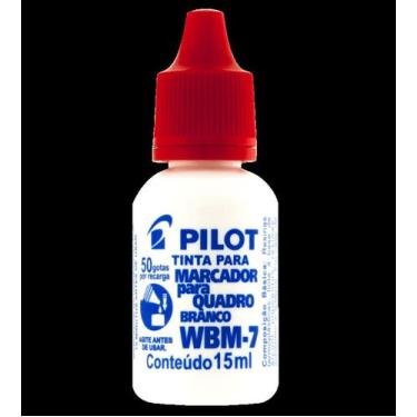 Imagem de Tinta para quadro branco Pilot WBM-7 vermelho 15ml