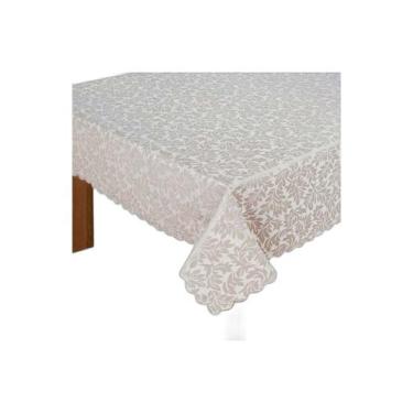 Imagem de Toalha de Mesa Ibis Outono - Rafimex, 220cm, Bege