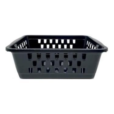 Imagem de Cesto Organizador Médio 1400 ML Preto 20x15x6cm 1948 Ercaplast
