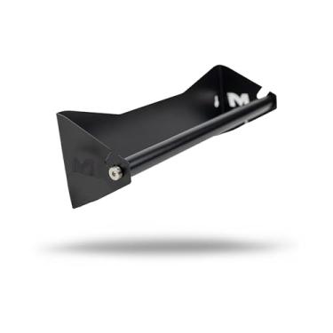 Imagem de Maxshine Suporte universal de toalha de parede | Toalheiro de rolo de metal preto elegante | Dispensador de rolo de toalha resistente para garagens, lojas de detalhes de carros e detalhes móveis