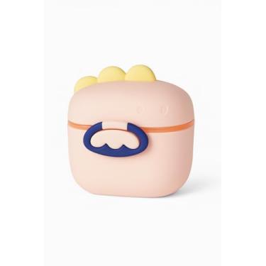 Imagem de DEPBAG Pote Plasticos Porta Leite em Pó Bebê para Passeio e Viagem – Com Dosador, e Nivelador | Livre de BPA (Rosa)