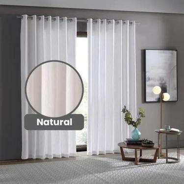 Imagem de Cortina Rustica Lugo 4,2 X 2,5 - Bella Janela Natural