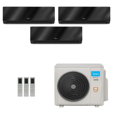 Imagem de Ar-Condicionado Multi Split Inverter Springer Midea 36.000 (2x Evap HW 9.000 + 1x Evap HW 24.000) Quente/Frio 220V