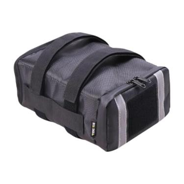 Imagem de KiBcsLic Bolsa de bagagem traseira para bicicleta, bolsa de bagagem grande, à prova d'água, alforje para bicicleta, bolsas de selim para viagens ao ar