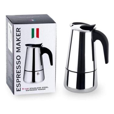 Imagem de Cafeteira Italiana Espesso Maker De Aço Inox 9 Xicaras 02