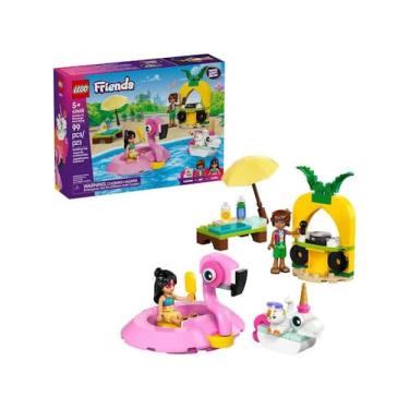 Imagem de LEGO Friends Festa na Piscina com Unicórnio e - Flamingo 42658 99 Peça