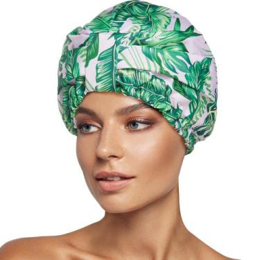 Imagem de Touca de banho INNELO Luxury reutilizável impermeável para mulheres