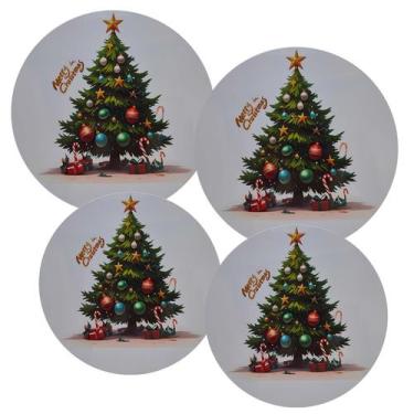 Imagem de Capas de queimador Ritadeshop para fogão elétrico Green Christmas