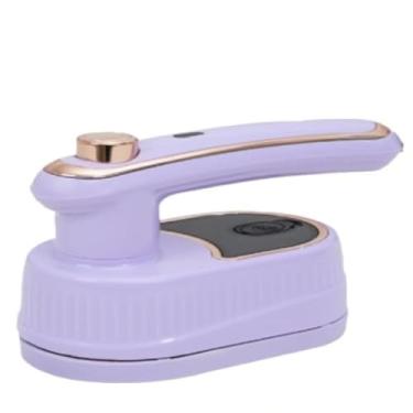 Imagem de Mini Ferro Portatil De Passar Roupa Vapor Para Viagem Elétrico Pequeno 110v e 220v Alta Temperatura(Roxo)
