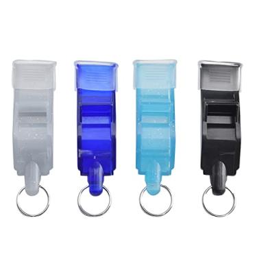 Imagem de Apito 4Pcs Abs Plástico Basquete Futebol Competição Árbitro Apito Especial