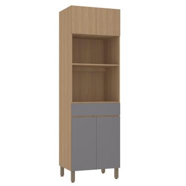 Imagem de Paneleiro 70cm 4 Portas E 1 Gaveta Com Espaço Torre Quente.