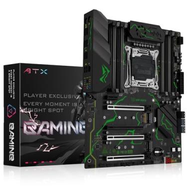 Imagem de MACHINIST Placa-mãe LGA 2011-3, Intel X99 (Intel 5ª/6ª geração) (ATX, PCIe 3.0, DDR4, NVME/SATA M.2, inicialização/reinicialização de uma tecla, SATA 6Gb/s) para Xeon E5 V3/V4, Core i7 Series MR9S