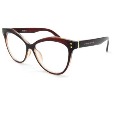 Imagem de Óculos de grau pronto Prorider Concept Readers Marrom Gatinho - MGTPRC