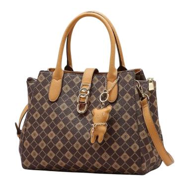 Imagem de Bolsa Feminina Alça Dupla Estampada Exclusiva Chenson