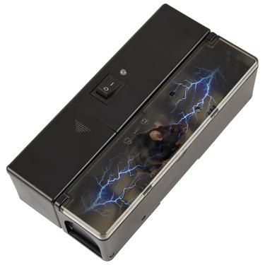 Imagem de Armadilha elétrica para ratos, ratoeira elétrica de grande espaço, armadilhas de toupeira com design inteligente à prova de fuga, alimentada por bateria com luz de alerta