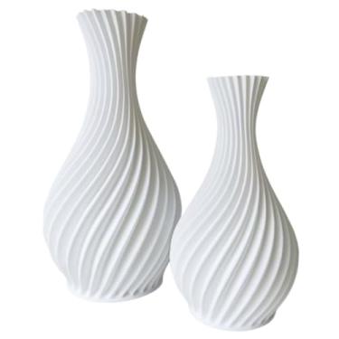 Imagem de Vasos Decorativos Para Casa em Impressão 3D(Branco)