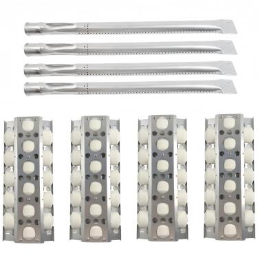 Imagem de GDCERIX Kit de substituição de bandeja de briquetes para churrasqueira RCS RJC26A RJC32A RJC40A, placa de calor e queimador para churrasqueira Summerset Sizzler 66.0 cm, 81.3 cm 101.6 cm, 4 unidades