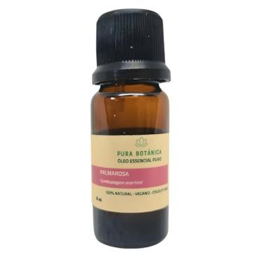 Imagem de Óleo Essencial de Palmarosa 5ml – 100% Puro Pura Botânica para Aromaterapia, Aroma Floral Delicado, Hidratação da Pele, Equilíbrio Emocional e Bem-Estar
