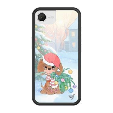 Imagem de Wildflower Capas – Compatível com iPhone 16e | Para-choque protetor preto, certificado de teste de queda de 1,2 m, pequenas empresas de propriedade feminina | Presente de Natal para cachorro Papai