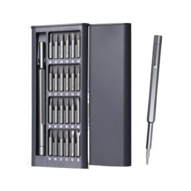 Imagem de Kit Jogo Ferramenta Chave Magnética Precisão 24 Peças Pequenos Reparos Compatível - Celular Notebook(2)