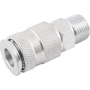 Imagem de Engate Rápido De 1/4", Com Rosca Macho 3/8" Npt, Com Esferas, Vonder.