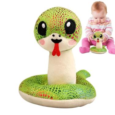 Imagem de Brinquedo de cobra de ano novo chinês, bicho de pelúcia de cobra,Decoração de pelúcia de ano novo chinês - Pelúcias fofas, boneca de lantejoulas de pelúcia de cobra ano da mascote de cobra para crianç