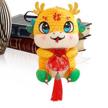 Imagem de Shakven Cobra Recheada, Ano da Cobra Pelúcia - Boneca chinesa de cobra de pelúcia super macia de 11 polegadas,Bichos de pelúcia do ano lunar, brinquedo de pelúcia do ano da cobra, cobras falsas